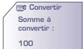 ALCATEL-LUCENT ALCATEL ONE TOUCH 511 - Exemple de conversion en Euro : - 5