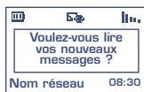 ALCATEL-LUCENT OT-525 - Messages "Non Lus" - 1