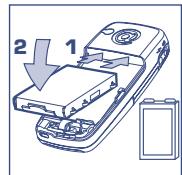 ALCATEL-LUCENT OT-525 - Installer la batterie - 1