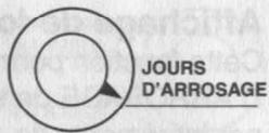 TORO SERIE DDC - Affichage de fonction : JOURS D'ARROSAGE - 1