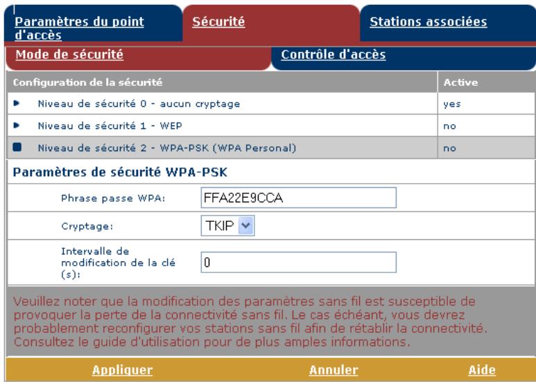 ALCATEL-LUCENT SPEEDTOUCH 580 - Sécurité - 3