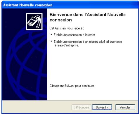 ALCATEL-LUCENT SPEEDTOUCH 580 - Utilisation d'une connexion large bande MS Windows XP - 1