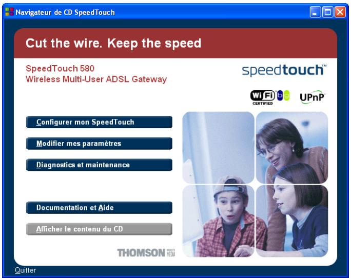 ALCATEL-LUCENT SPEEDTOUCH 580 - Procedez comme suit : - 1