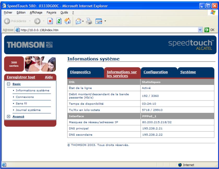 ALCATEL-LUCENT SPEEDTOUCH 580 - Procedez comme suit : - 1