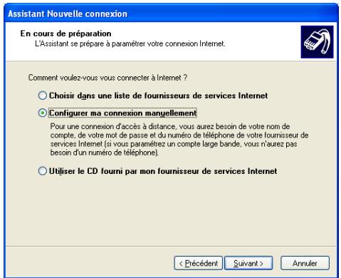 ALCATEL-LUCENT SPEEDTOUCH 580 - Utilisation d'une connexion large bande MS Windows XP - 3
