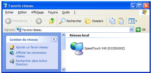 ALCATEL-LUCENT 570 - Accès à l'interface Web du SpeedTouch™via l'UPnP™ - 1