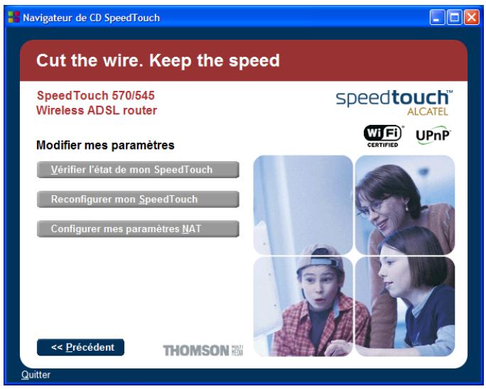 ALCATEL-LUCENT 570 - Détction du SpeedTouch™ - 3