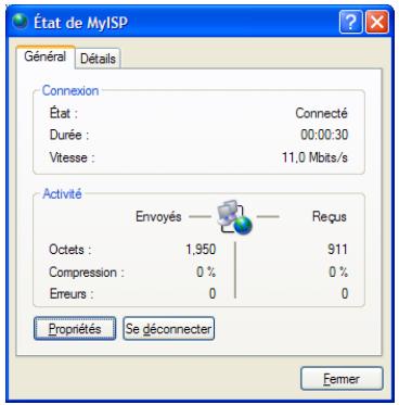 ALCATEL-LUCENT 570 - Utilisation d'une connexion large bande MS Windows XP - 11
