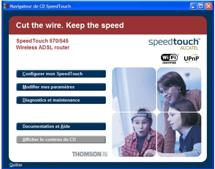 ALCATEL-LUCENT 570 - Détction du SpeedTouch™ - 2
