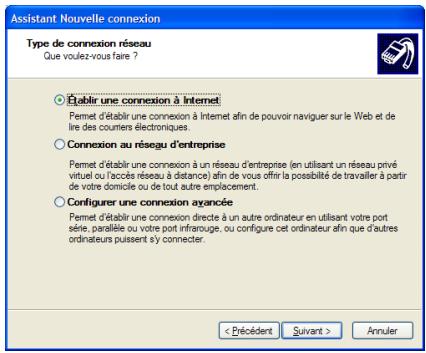 ALCATEL-LUCENT 570 - Utilisation d'une connexion large bande MS Windows XP - 2