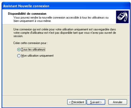 ALCATEL-LUCENT 570 - Utilisation d'une connexion large bande MS Windows XP - 6