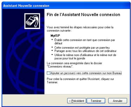 ALCATEL-LUCENT 570 - Utilisation d'une connexion large bande MS Windows XP - 8
