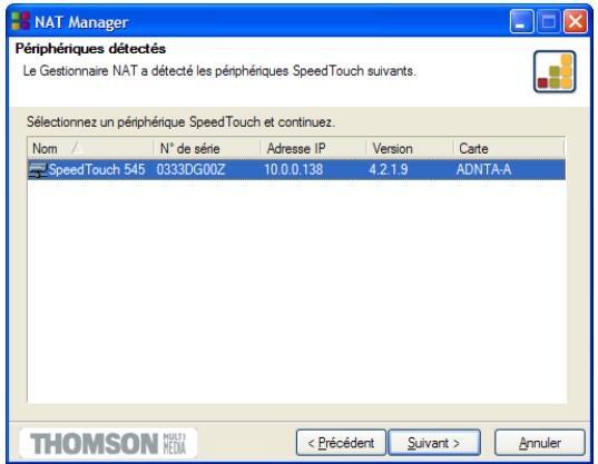 ALCATEL-LUCENT 570 - Détction du SpeedTouch™ - 7