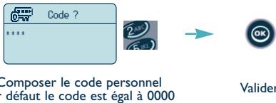 ALCATEL-LUCENT MOBILE 200 - 1. Programme votre code personnel - 1