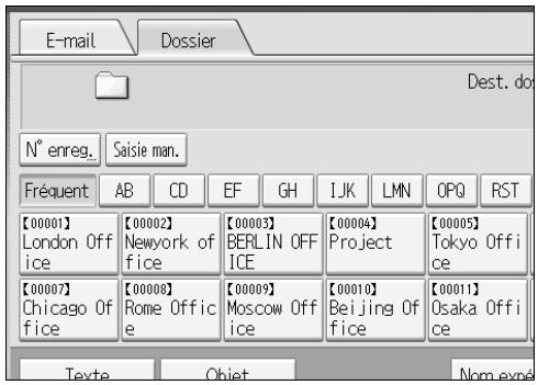 RICOH MP C4500 SCANNER REFERENCE - Si la fenêtre Scan to Folder apparait, appuyez sur [E-mail]. - 1