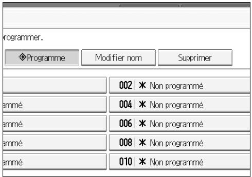 RICOH MP C4500 SCANNER REFERENCE - Modification du nom de programme enregistré - 1