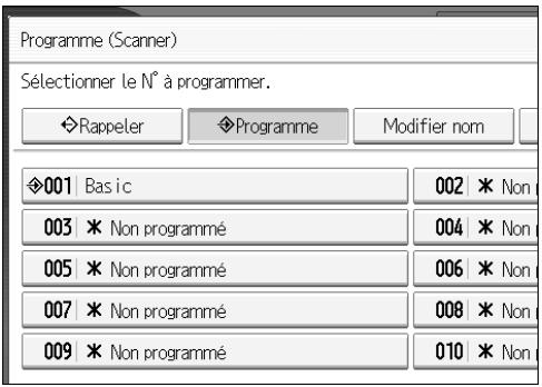 RICOH MP C4500 SCANNER REFERENCE - Réinitialisation d'un contenu enregistré - 1
