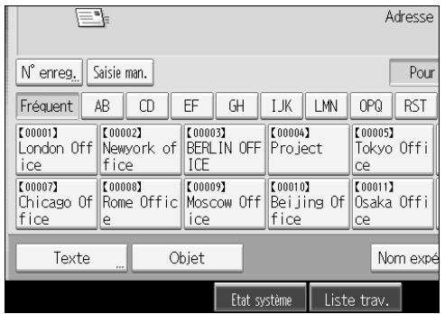 RICOH MP C4500 SCANNER REFERENCE - Définition de l'objet de l'e-mail - 1