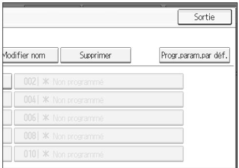 RICOH MP C4500 SCANNER REFERENCE - Suppression d'un programme - 1