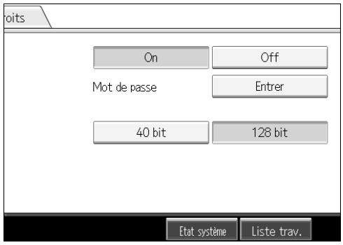 RICOH MP C4500 SCANNER REFERENCE - Dans [Mot de passer], appuyez sur [Entrer]. - 1