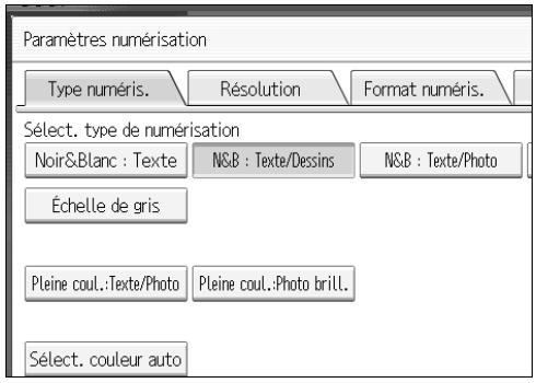 RICOH MP C4500 SCANNER REFERENCE - Paramètres de numérisation - 2