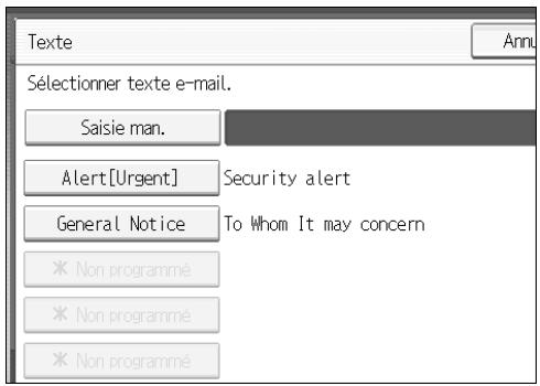 RICOH MP C4500 SCANNER REFERENCE - Sélectionnez un message. - 1