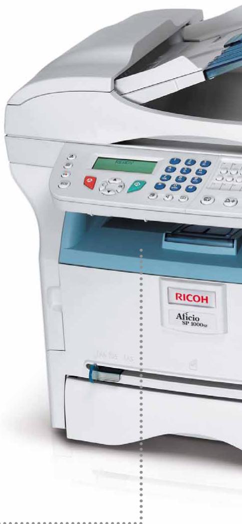 RICOH AFICIO SP 1000S - Capacité multitâche et réduction des coûts - 1