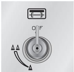 SMEG BQ90TUK - Manette de commande du bruleur radiant - 1
