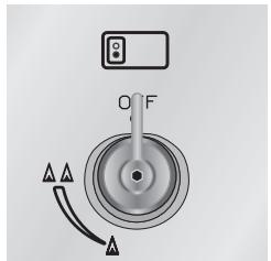 SMEG BQ91 - MANETTE DE COMMANDE DU BRULEUR AUXILIAIRE/RAPIDE (Seulement dans les modèles BQ6130 - BQ6130S) - 1