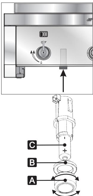 SMEG BQ91 - Introduction et remplacement de la pile - 1