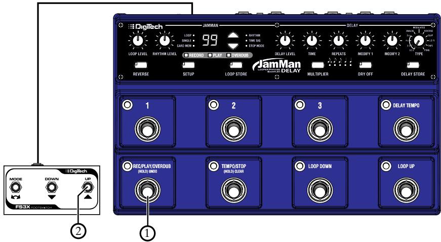 DIGITECH JAMMAN DELAY LOOPER PHRASE SAMPLER - Time stretch en cours de lecture - 2