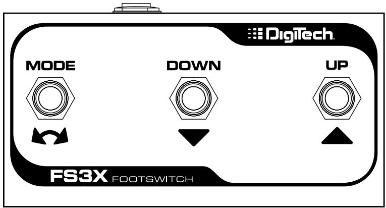 DIGITECH JAMMAN DELAY LOOPER PHRASE SAMPLER - Contacteur au pied up - 1
