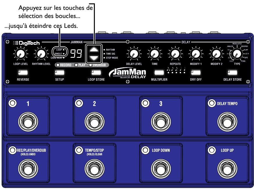 DIGITECH JAMMAN DELAY LOOPER PHRASE SAMPLER - sélectionnez une boucle vide - 1