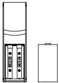 LA CROSSE TECHNOLOGY WS7014 - INSTALLATION ET REMPLACEMENT DES PILES DE L'EMETTEUR DE TEMPERATURE - 1
