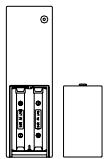 LA CROSSE TECHNOLOGY WS9117 - INSTALLATION ET REMPLACEMENT DES PILES DANS L'EMETTEUR THERMO-HYGRO - 1