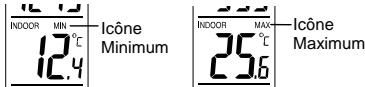 LA CROSSE TECHNOLOGY WS9117 - ENREGISTREMENT DE LA TEMPERATURE INTERIEURE MINIMUM ET MAXIMUM : - 1