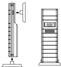 LA CROSSE TECHNOLOGY WS9624 - MISE EN PLACE DE L'EMETTEUR THERMO-HYGRO: - 1
