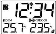 LA CROSSE TECHNOLOGY WT5210 - BASCULEMENT DE L'AFFICHAGE ENTRE TEMPERATURES, SECONDES, HEURE DE RÉVEIL ET CALENDRIER - 1