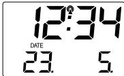 LA CROSSE TECHNOLOGY WT5210 - BASCULEMENT DE L'AFFICHAGE ENTRE TEMPERATURES, SECONDES, HEURE DE RÉVEIL ET CALENDRIER - 4