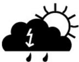LA CROSSE TECHNOLOGY WD1200 - ICONES DE PREVISION METEO - 15