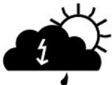 LA CROSSE TECHNOLOGY WD1200 - ICONES DE PREVISION METEO - 14