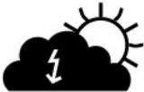 LA CROSSE TECHNOLOGY WD1200 - ICONES DE PREVISION METEO - 22