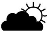 LA CROSSE TECHNOLOGY WD1200 - ICONES DE PREVISION METEO - 3