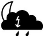 LA CROSSE TECHNOLOGY WD1200 - ICONES DE PREVISION METEO - 30