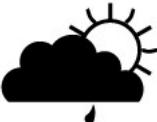 LA CROSSE TECHNOLOGY WD1200 - ICONES DE PREVISION METEO - 8