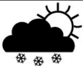 LA CROSSE TECHNOLOGY WD1200 - ICONES DE PREVISION METEO - 19