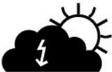 LA CROSSE TECHNOLOGY WD1200 - ICONES DE PREVISION METEO - 23