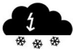 LA CROSSE TECHNOLOGY WD1200 - ICONES DE PREVISION METEO - 21