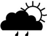 LA CROSSE TECHNOLOGY WD1200 - ICONES DE PREVISION METEO - 9