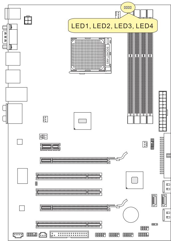 MSI 870-G45 - Indicateur de statut LED - 1